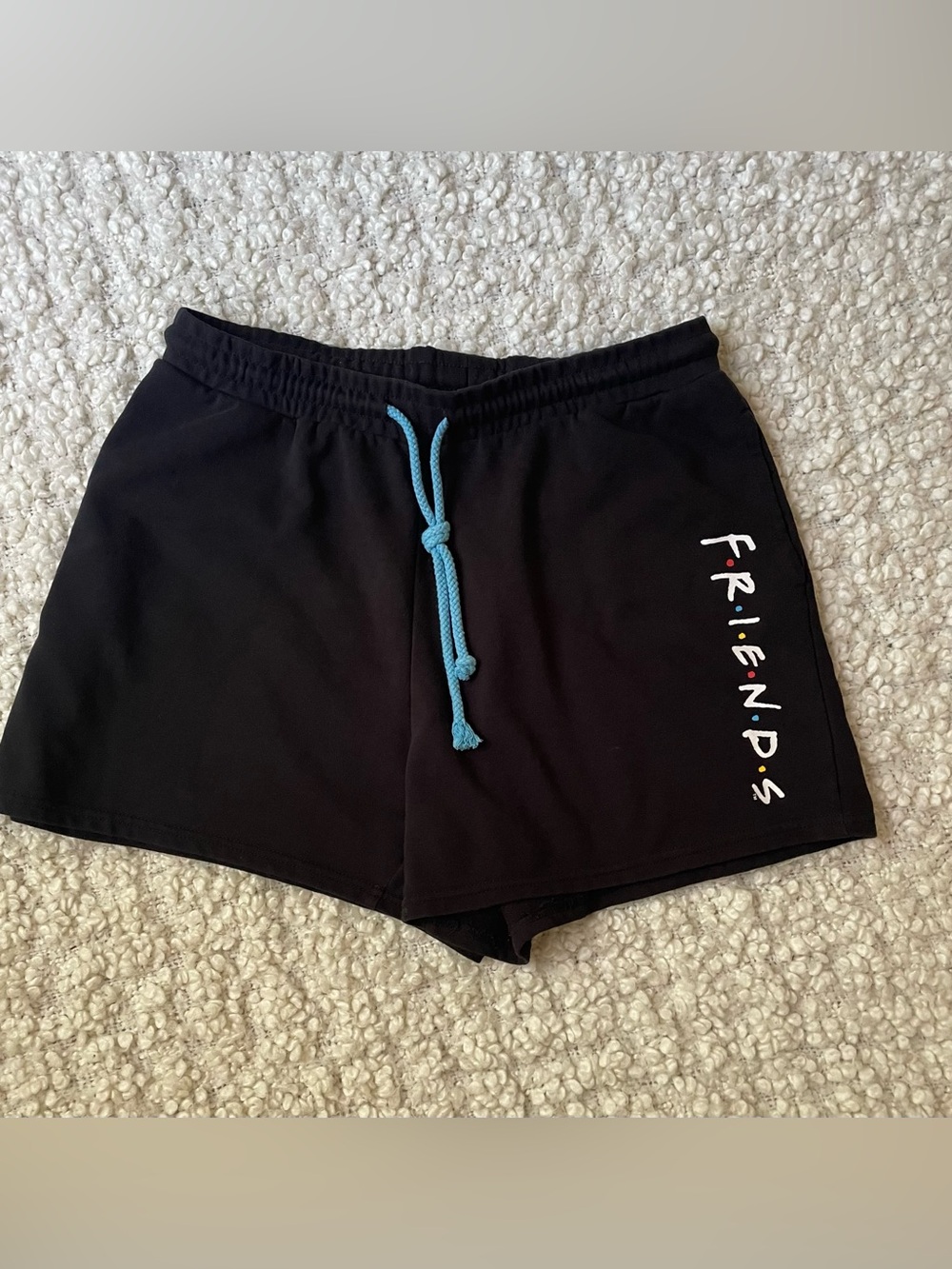 FRIENDS Pull-On Black Basketball Style Shorts XXL